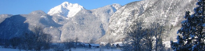 Obertraun in winter
